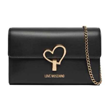Sac à main Love Moschino en PU noir élégant