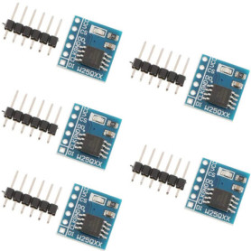 Pack de 5 Modules de Mémoire Flash W25Q64 - 64 Mbit pour SPI