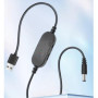 Câble USB 5V à 12V pour Ponceuse à Ongles avec Indicateur LED - 150cm