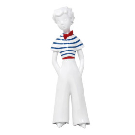 Statue du Petit Prince Marinière 30cm - Décoration Moderne