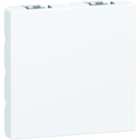 Obturateur Mosaic Blanc 2 Modules - Legrand 45x45 mm