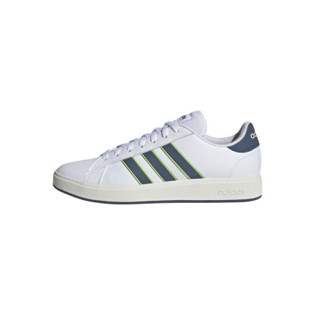 Chaussures Adidas Grand Court Base 2.0 pour Homme - Blanc et Bleu