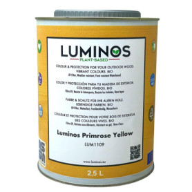 Lasure Biobased Jaune 2,5L pour Bois Extérieur - Solrac Luminos