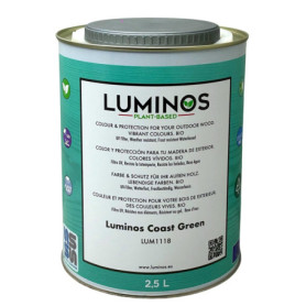 Lasure Biobased Côte Vert 2,5L - Protection Bois Extérieur Solrac
