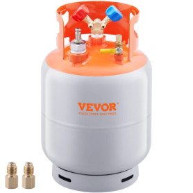Réservoir de récupération de réfrigérant VEVOR 30 lb avec interrupteur à flotteur