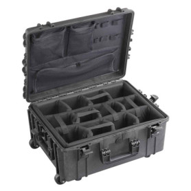 Mallette de Transport MAX 540h245camorgtr - Noir, Rembourrée et Hermétique