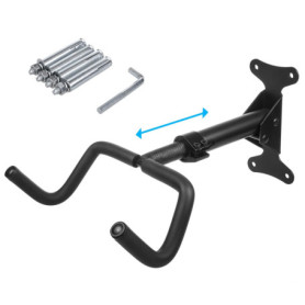Support Mural pour Vélo Maclean MC-431 en Acier - Charge Max 30 kg
