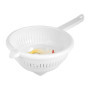 Passoire à Riz Mongardi en Plastique Blanc - Ustensile de Cuisine Pratique