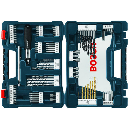 Bosch Kit de Perçage et de Visserie 91 Pièces
