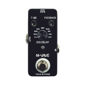 Pédale de Délai Numérique M-VAVE DIG Delay pour Guitare