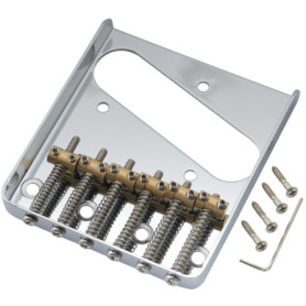Chevalet Vintage Musiclily Pro 54mm pour Guitare Telecaster - Chrome