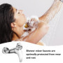 Robinet de Douche Chromé WANDGU - Mitigeur Monocommande Argenté pour Salle de Bain