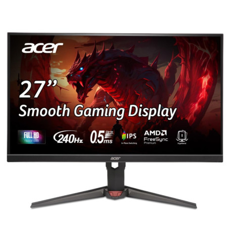 Écran Gaming Acer Nitro 27" Full HD 240Hz avec FreeSync Premium