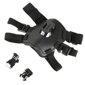 Harnais de Poitrine Réglable pour Chien avec Support GoPro