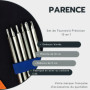 Kit de 12 Tournevis Ergonomiques PARENCE - Embouts Variés en Acier Carbone