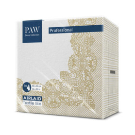 Serviettes en Papier Airlaid Royal Lace - Élégance pour Mariages et Anniversaires