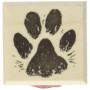 Tampon Auto-Encreur Patte de Chien en Bois Beige - Artemio