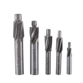 Fraises CNC Jadeshay en Acier HSS - Ensemble de 5 Embouts Carrés pour Usinage Précis