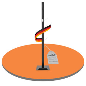 Support Universel Noir pour Aspirateurs Dyson - PureMounts