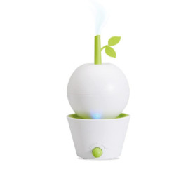 Lanaform Pommy - Humidificateur Silencieux avec Diffuseur d'Huiles Essentielles