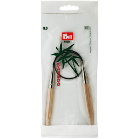 Aiguilles à Tricoter Circulaires en Bambou 40 cm - Prym