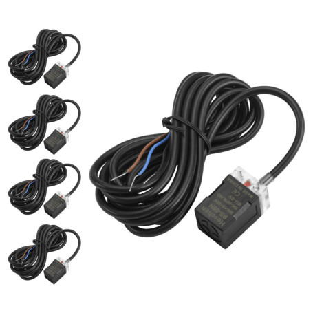 Heschen Lot de 5 Interrupteurs Inductifs Proximité PS-05N 10-30V