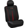Housses de Siège Auto Red Bull Powerbar - Lot de 3 Noir/Rouge