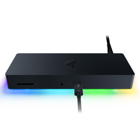 Razer Station d'Accueil Thunderbolt 4 Chroma - Hub Premium avec 10 Ports et Éclairage RGB