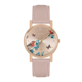 Montre Tikkers RSPB Femme avec Cadran Oiseau Rouge-gorge - Écologique et Moderne