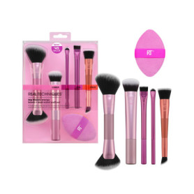 Coffret Big Blends Real Techniques avec Pinceaux et Houppette 6 pièces