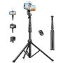Trépied Smartphone Nineigh 190cm Léger avec Télécommande et Support Universel