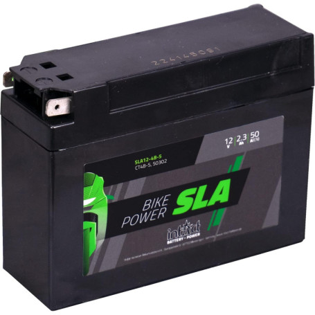 Batterie AGM Intact 12V 2.3AH pour Moto et Scooter - Sans Entretien