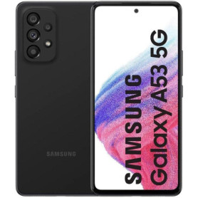 Samsung Galaxy A53 5G - Smartphone Noir 128 Go, 6 Go RAM, Quad Caméra 64 MP