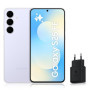 Samsung Galaxy S25 FE - Smartphone 5G 128 Go avec Chargeur Rapide Inclus - Bleu Clair