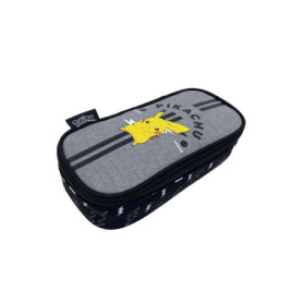 Trousse Scolaire Pokemon Pikachu Multicolore avec Doublure Personnalisée