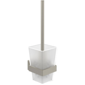 Ensemble Brosse WC Murale Villeroy & Boch Elements Striking en Verre Satiné