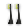 Brosses à dents Silk'n ToothWave Extra Douces - 2 pièces Noires
