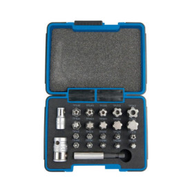 Jeu d'Embouts Draper Expert TX-STAR PLUS - 23 Pièces avec Porte-Embout