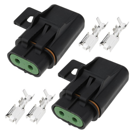 Kit de 2 Porte-fusibles à 2 Broches EMSea pour Voitures - Compatible ATP/ATC/ATO