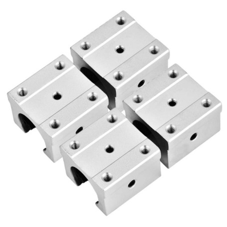 Pack de 4 Roulements Linéaires SBR16UU 16mm en Aluminium pour CNC
