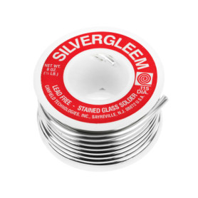 Fil à souder sans plomb Silvergleem pour verre et bijoux - 1/2 lb