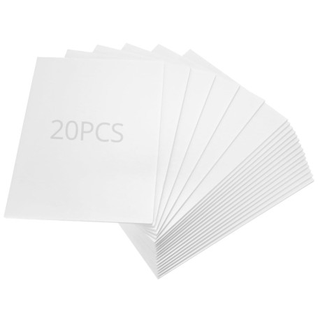 QWORK Pack de 20 Panneaux de Mousse A3 - Épaisseur 5 mm pour Peinture et Modélisme