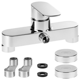Mitigeur Douche Chromé QWORK avec Cartouche Céramique