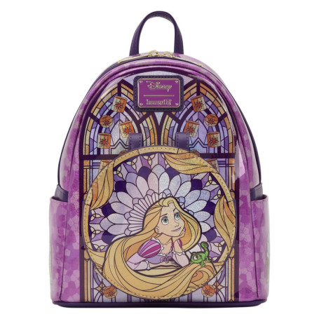 Mini Sac à Dos Rapunzel en Verre Coloré - Collection Disney Loungefly