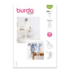 Patron de Couture Burda Style B5833 pour Animaux en Peluche