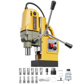 Perceuse Magnétique VEVOR 1400 W avec 11 Forets - Précision et Puissance