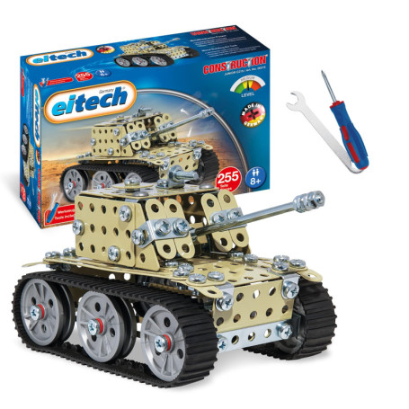 Eitech Tank de Construction Métallique - Kit Modèle Sable pour Enfants