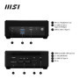 MSI Cubi N ADL S Mini PC Intel Pentium N200 - 4 Go RAM, 128 Go SSD, Fanless