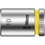 Douille Zyklop Wera 10 mm à emmanchement 1/4" - Jaune