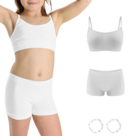 Ensemble Fille Risalti - Brassière et Culottes en Microfibre Confortables